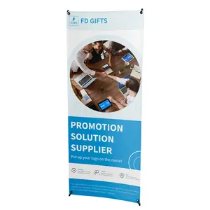 Precio de fábrica Publicidad portátil X Banner Stand para exhibición de promoción