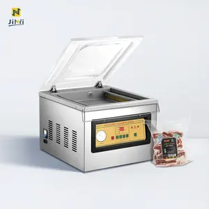 JINYI DZ-400/2F بالحرارة فراغ ماكينة تغليف الغذاء فراغ ماكينة تعبئة أكياس ماكينة تغليف المنزلية فراغ آلة التعبئة