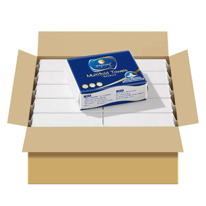 Asciugamani di <span class=keywords><strong>Carta</strong></span> a Forte Assorbenza, 200 Fogli, 2 Veli (22,5*22,5cm), Goffrati, Multi-Pieghe, Economici - Product Image 2