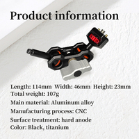 Kit de fixation Magic Arm en alliage d'aluminium avec vis filetées 1/4" et 3/8", têtes sphériques 360°, support articulé pour caméra, moniteur et caméra d'action