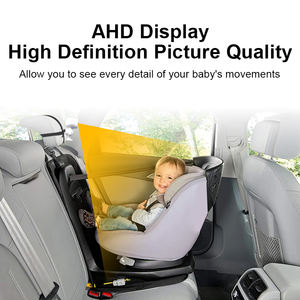 Moniteur de voiture pour bébé avec caméra en forme d'astronaute - Caméra de sécurité pour voiture pour bébé de <span class=keywords><strong>5</strong></span> pouces avec vision nocturne pour 2 enfants - Product Image 5