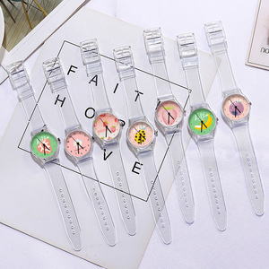 Reloj Simple Daisy Transparente para Estudiantes Masculinos y Femeninos de Secundaria, Parejas, Mejores Amigos, Reloj Bonito de Cuarzo, Reloj de Moda - Product Image 5