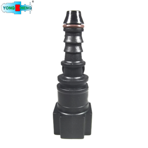 Auto <strong>Parts</strong> B14 <strong>7</strong>.89mm T Shape <strong>3</strong> <strong>Ways</strong> 2 Button QC Connector SAE 5/16 Fuel Liquid Quick Connector for PA Tube 8X1 - Product Image 2