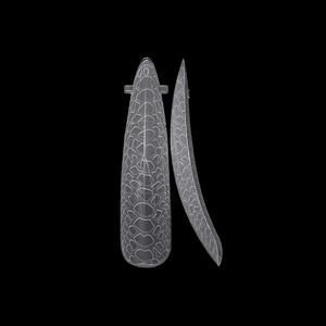 120pcs 3D Snake Stiletto <b>Nail</b> Dual Forms Full Attached Gel <b>Extension</b> Mold Tips for <b>Nail</b> Design - Product Image 1