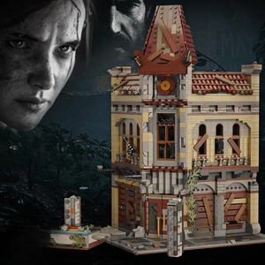 Xây dựng đô thị gạch xây dựng khối xây dựng đồ chơi thiết lập K127 The Walking Dead Movie Street <span class=keywords><strong>View</strong></span> <span class=keywords><strong>ruin</strong></span> Palace rạp chiếu phim dột nát - Product Image 2