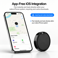 Traceur GPS intelligent certifié MFi officiel avec historique de navigation, compatible avec le traceur Bluetooth de type AirTag pour portefeuille