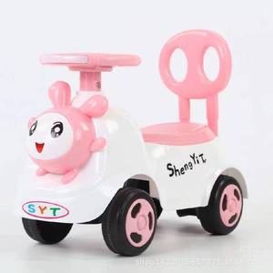 ShengYiT Ride On Car For 2 To 4 Years Old Kids With Music Four <b>Wheels</b> <b>Plastic</b> Unisex Toy Vehicle - Product Image 3
