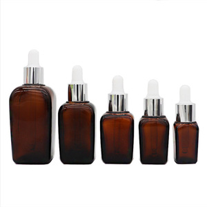 Flacons en verre ambré pour sérum avec compte-gouttes, emballage cosmétique pour les soins de la peau, 30 ml, 60 ml, 1 oz - Product Image 5