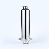 2.5 pouces 5 pouces 10 pouces en acier inoxydable 304 316 type d'interface de mandrin rapide droit filtre de canalisation de 102mm de diamètre
