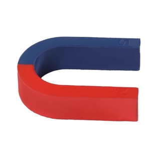 <span class=keywords><strong>Aimant</strong></span> éducatif Alnico en fer à cheval en forme de barre de poteau peint en bleu <span class=keywords><strong>rouge</strong></span> pour l'enseignement - Product Image 4