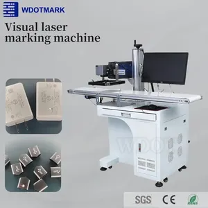 Machine de marquage laser à fibre Wdotmark pleine puissance, avec positionnement visuel et convoyeur pour pièces métalliques et clés USB - Product Image 1
