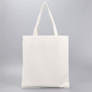 Custom 100% Organic Eco Friendly Recycle Cotton Canvas Tote Shopping <b>Bag</b> With Your Logo - Product Image 2