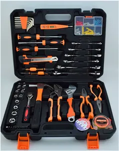 SOLUDE Home Tool Set Hand kits 53 Pcs Basic Pliers Tools Kit Homeowners Repair Mechanics Portable Household Starter Tool Set fo