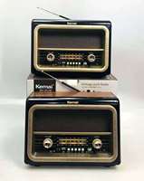 Radio vintage rétro en plastique Kemai MD-1911BT AM/FM/SW 3 bandes avec lecteur MP3 USB/SD/TF pour haut-parleur haute puissance solaire/d'urgence