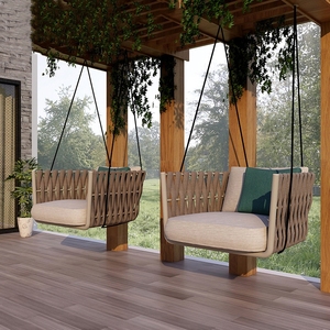 Precio directo de fábrica Muebles de jardín PE Ratán Balcón Columpio Silla <span class=keywords><strong>colgante</strong></span> al aire libre y sofá - Product Image 2