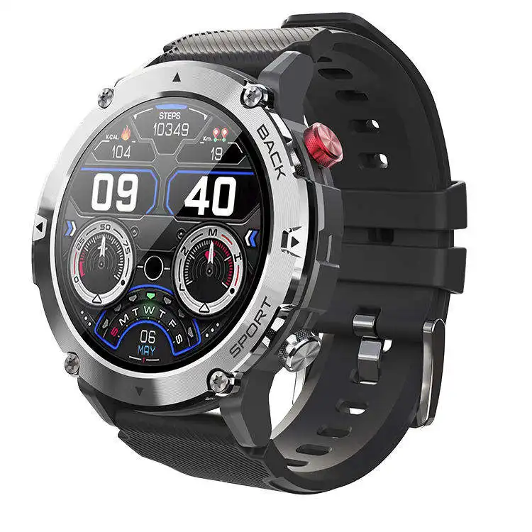 2022 C21 Outdoor Smart Watch Men 1.32 Inch 360*360 Hd Screen Bt Calling Function Multi-sport Mode Oem/odm Smartwatch