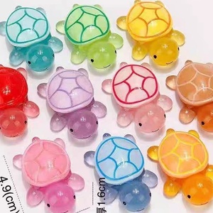 Sáng rùa Cặp Đồ chơi trẻ em 'nhựa mô phỏng động vật món quà nhỏ đồ trang trí - Product Image 4