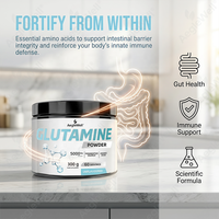 Poudre d'acide aminé L-Glutamine, complément de glutamine pour les passionnés de fitness, contribue à minimiser la dégradation musculaire pendant l'entraînement