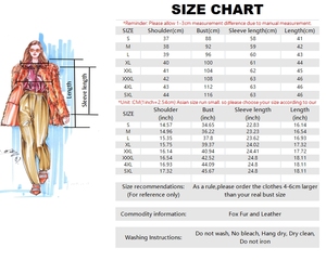 Chaqueta de lujo de cuero de doble botonadura para mujer, ropa de piel de oveja suave Real - Product Image 6