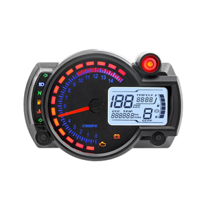 Tùy chỉnh HTN xe máy kỹ thuật số tachometer tích cực <span class=keywords><strong>LCD</strong></span> hiển thị bảng điều chỉnh 7 đoạn điện tử công tơ mét xe máy TN va STN loại - Product Image 2