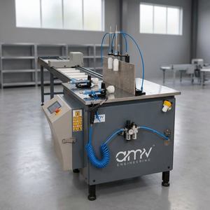 เครื่องตัดโปรไฟล์อัตโนมัติ AMV Engineering สำหรับ UPVC สแตนเลส และอลูมิเนียม พร้อมหน้าจอ DRO ใช้งานง่ายสำหรับประตูและหน้าต่าง - Product Image 4