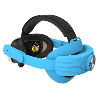 Courroie de tête multicolore pour casque Meta Quest3 VR Courroie de tête réglable Bande de tête