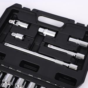 <b>Socket</b> Wrench Set 32 Piece Chrome Plated Hex Automotive Repair Tools - Product Image 4