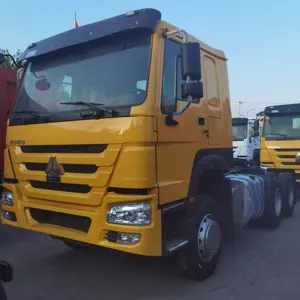 Tracteur routier Sinotruk Howo 6X4 371hp occasion tête de camion cheval pas cher prix sino à vendre