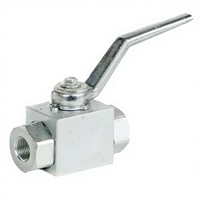 Vanne à boisseau sphérique hydraulique KHB KH3B en acier au carbone de haute qualité, à montage libre, pour machines agricoles, pression 20MPA, débit 5gpm, en promotion