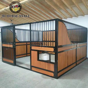 Sang trọng an toàn nhiệm vụ nặng nề mạ kẽm ngựa thanh lịch ngựa ổn định gian hàng hộp với cửa trượt - Product Image 2