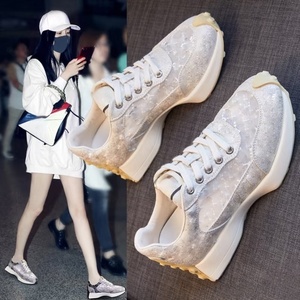 Nouvelles baskets d'été pour femmes de marque de créateurs, en mesh synthétique brodé, confortables, légères et respirantes - Product Image 3