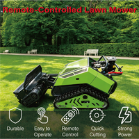 Tondeuse à fléaux diesel professionnelle 24V, largeur de coupe 800 mm, tondeuse sur chenilles pour verger, conforme EPA