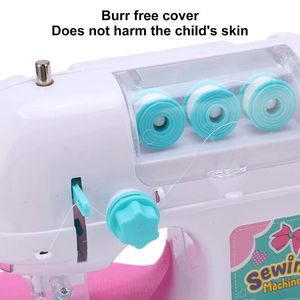 Mini <span class=keywords><strong>machine</strong></span> à <span class=keywords><strong>coudre</strong></span> électrique créative DIY avec kit de modèles, jouet éducatif <span class=keywords><strong>pour</strong></span> enfants, cadeau <span class=keywords><strong>pour</strong></span> jeux d'imitation - Product Image 5