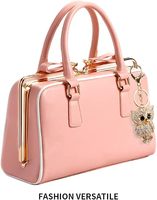 Porte-clés pour femmes, porte-clés en métal avec hibou en cristal incrusté de diamants, vente en gros auprès des fabricants, convient comme petits cadeaux