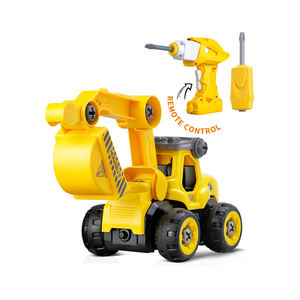 Véhicule de construction 3-en-1 STEM Learning <span class=keywords><strong>Jouet</strong></span> à démonter avec <span class=keywords><strong>perceuse</strong></span> électrique et tournevis Outil Jouets - Product Image 6