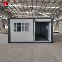 Maison préfabriquée pliable à prix abordable, petite maison à 2 étages, prête à l'emploi, mini-villa de luxe modulaire avec chambre à coucher
