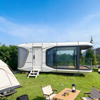 Capsule spatiale préfabriquée en conteneur, design moderne, détachable, intelligent et mobile, hôtel personnalisé, capsule spatiale anti-humidité