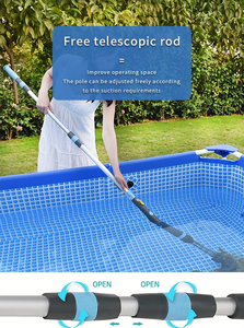 Aspirador <span class=keywords><strong>Manual</strong></span> inalámbrico y recargable para piscinas, eficiente eliminación <span class=keywords><strong>de</strong></span> sedimentos y desechos inferiores, hecho <span class=keywords><strong>de</strong></span> plástico, incluye cubierta <span class=keywords><strong>de</strong></span> filtro - Product Image 6