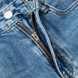 <span class=keywords><strong>Jeans</strong></span> en denim coupe scimitar pour femme, automne 2025, style stéréo déconstruit, couture latérale en arc, jambe modifiée, taille haute vintage, séchage rapide - Product Image 4