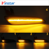Vinstar-Luz LED dinámica de escaneo para coche, marcador lateral, lámpara de señal de giro para Alfa Romeo 147 156, Fiat Egea, Lancia delta