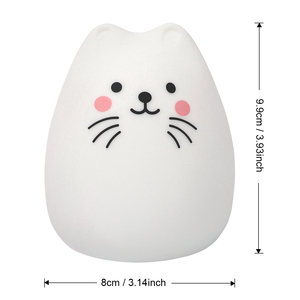 Умный светодиодный ночник с RGB-подсветкой и перезаряжаемой батареей для спальни, детской, клуба, патио - Product Image 4