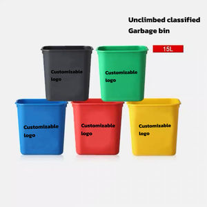 حاوية تخزين لعبة للأطفال بسعة 15 لتر مفتوحة من الأعلى بدون غطاء بلاستيكي ملون للاستخدام في المطاعم حسب الطلب - Product Image 2