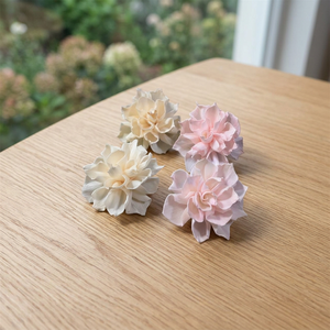 Wholesale Bulk 5 cm White Sola Wood Artificial <b>Flowers</b> Environmental Friendly Indoor Home Decor Reed <b>Diffuser</b> Wedding Decor - Product Image 2