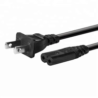 适用于PS2 PS3 PS4超薄的2叉美国欧盟英国控制台交流充电电源电缆