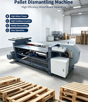 Machine de démontage de palettes industrielles pour les opérations de recyclage de palettes en bois usagées