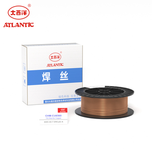 Fornitori atlantici prezzo di fabbrica OEM diametro 0.8mm-1.0mm 15KG 30KG solido filo di saldatura AWS A5.7 ERCuSi-un filo di saldatura TIG - Product Image 5