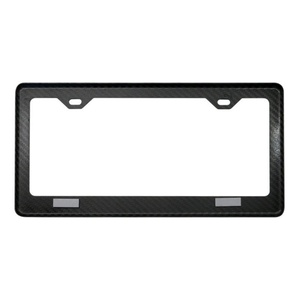 Support de plaque d'immatriculation de voiture VEER 100% en fibre de carbone forgée avec deux trous pour BMW/Nissan/Mercedes-Benz/Tesla - Product Image 2