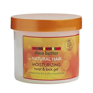 Private Label Shea Butter For Natural Hair Moisturizing Twist & Lock Hair Gel Strong Hold