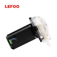 Pompe doseuse péristaltique LEFOO à entretien facile 24V DC 2050ml/min, petite pompe péristaltique pour la distribution de sirop
