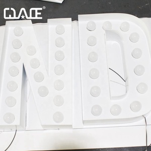 <span class=keywords><strong>Chapiteau</strong></span> à lettres à canal illuminé géant LED personnalisé 3D jaune vert rouge effet lumineux pour les décorations de fête de bureau en vente - Product Image 6